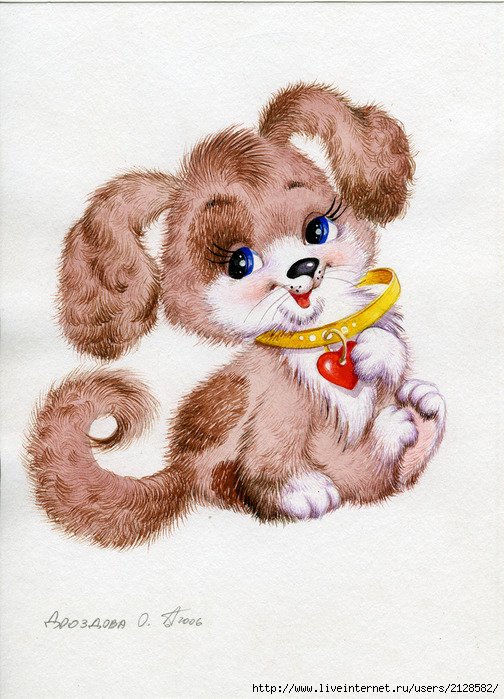 собачка - детям, песик, собаки, щенки, зверята, собака, щенок - оригинал