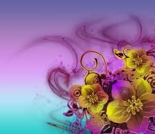 Схема вышивки «цветочки»