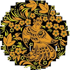 Схема вышивки «Птица»