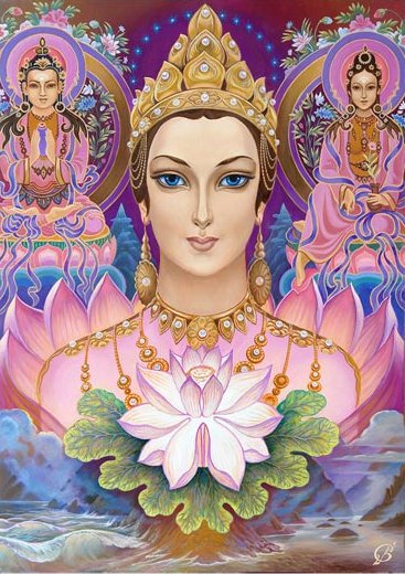 восток - картина, божество - оригинал