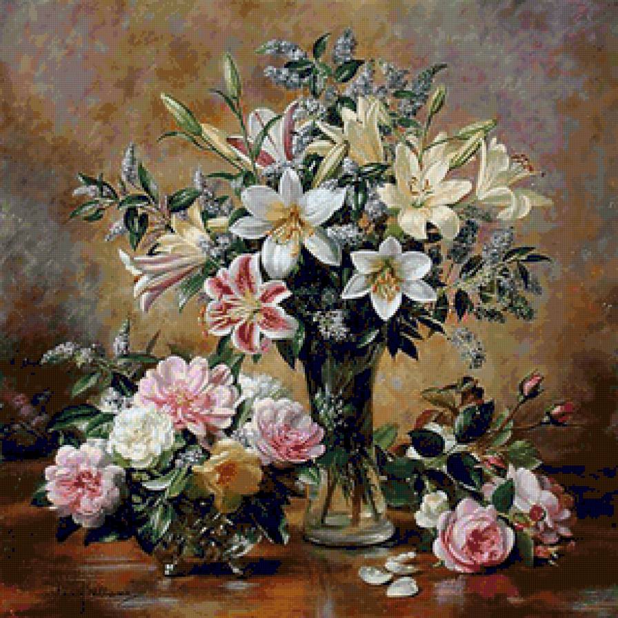 Очень,очень красивый букетик цветов) - букет, цветы, flowers - предпросмотр