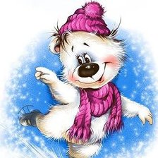 Схема вышивки «мишутка»