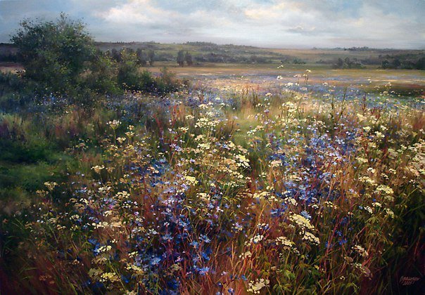 разнотравье - природа, пейзаж - оригинал