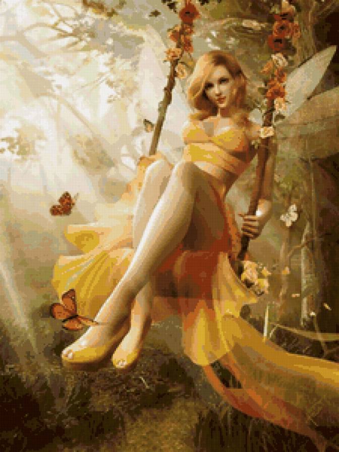 фея в желтом - феи - предпросмотр