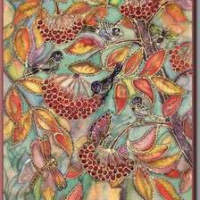 Схема вышивки «осеннее пиршество»