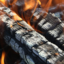 Схема вышивки «огонь»