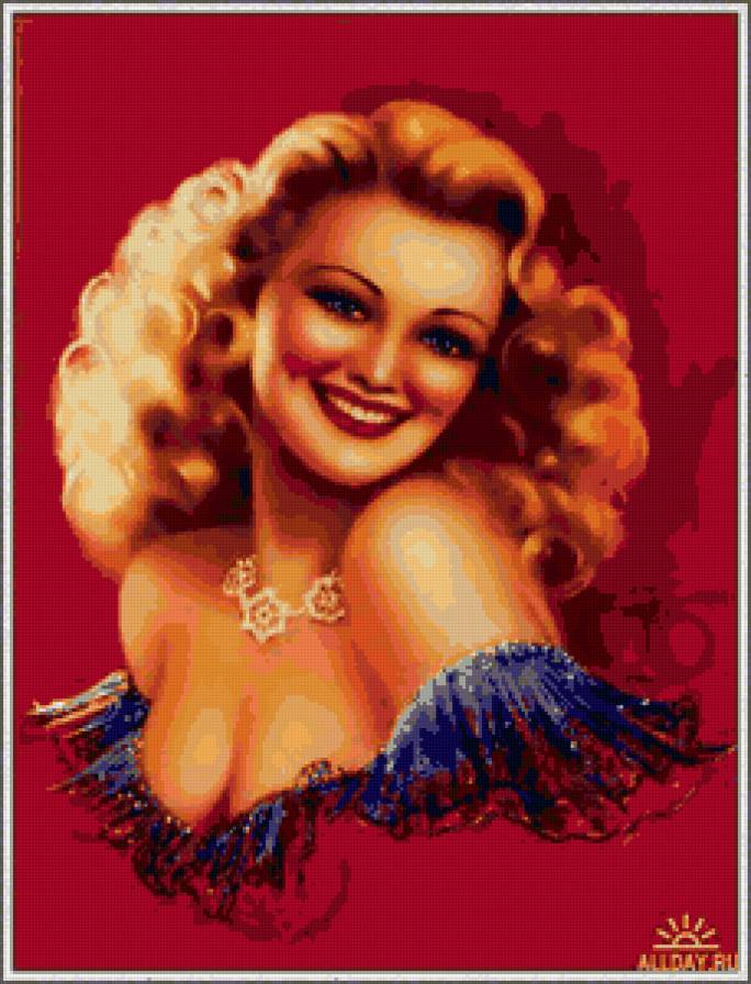 Серия "В американском стиле" - девушка - предпросмотр