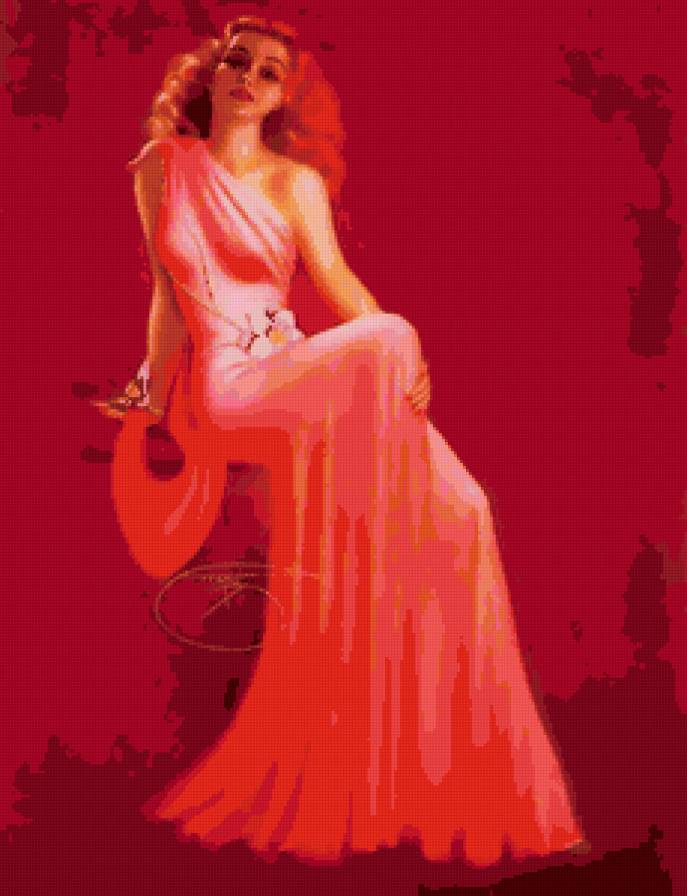 Серия "В американском стиле" - девушка - предпросмотр