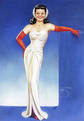 Серия "В американском стиле" - девушка - оригинал