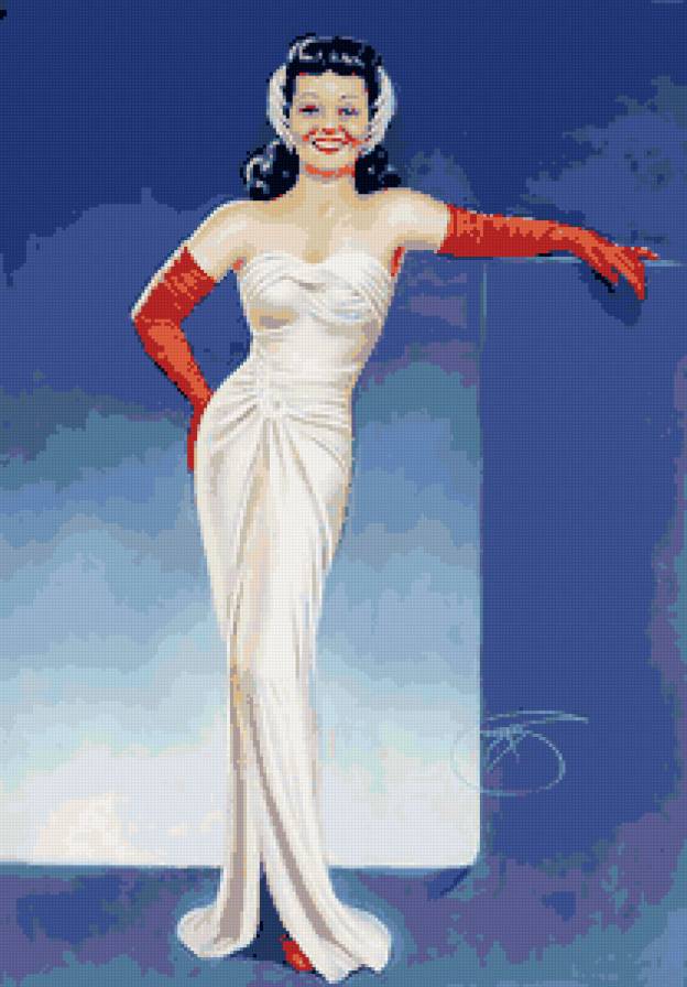 Серия "В американском стиле" - девушка - предпросмотр