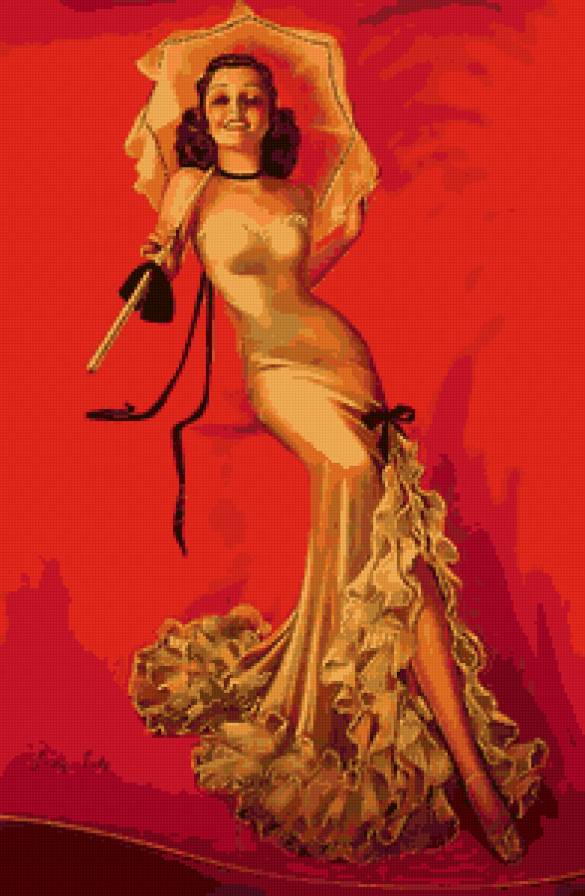 Серия "В американском стиле" - девушка - предпросмотр