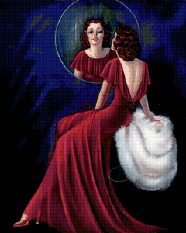 Серия "В американском стиле" - девушка - предпросмотр