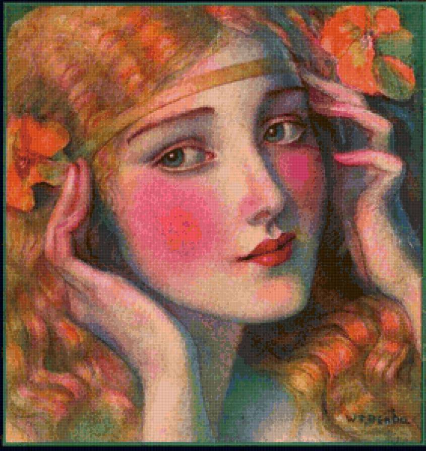 Серия "В греческом стиле" - девушка - предпросмотр