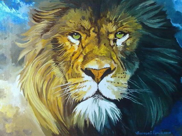 царь зверей - хищники, лев, царь, животные - оригинал