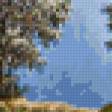 Предпросмотр схемы вышивки «осенью в березовой роще» (№63195)