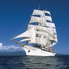 Схема вышивки «Яхта»