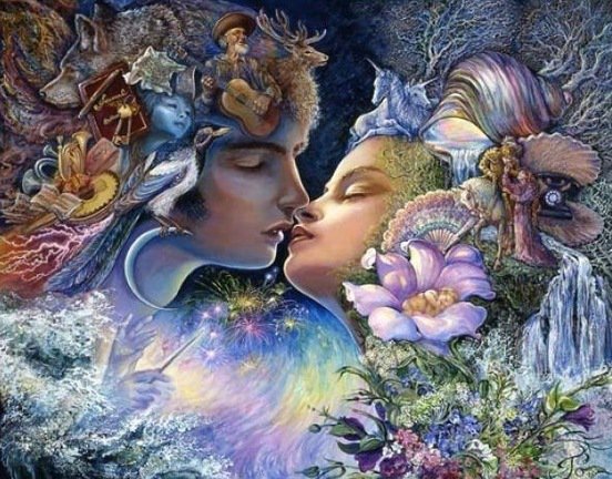 Джозефина Уолл - фэнтези, любовь, мечты, красота, двое, сказка - оригинал