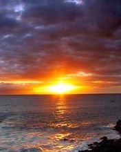 Схема вышивки «закат»