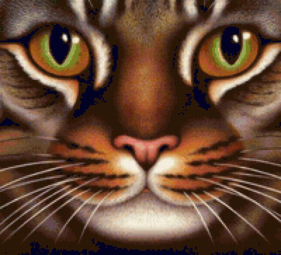 серия "Кошки" 5 - леопард, животные, черно-белый, кошки - предпросмотр