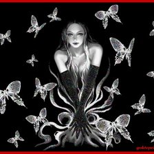 Схема вышивки «фея»