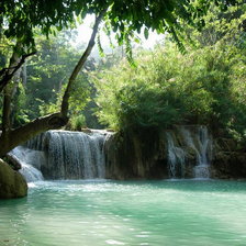 Схема вышивки «водопад»