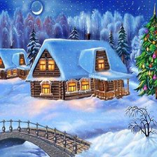 Схема вышивки «Рождество»