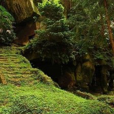 Схема вышивки «лестница в лесу»