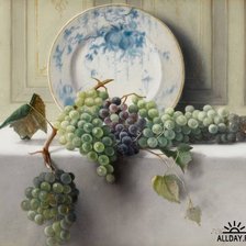 Схема вышивки «виноград»