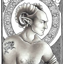 Схема вышивки «Овен»