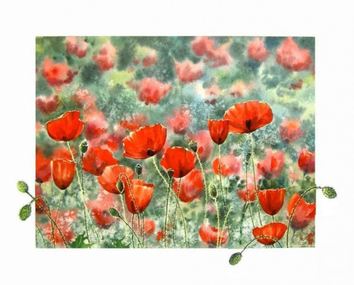 Украина.поле маков - моя страна - оригинал