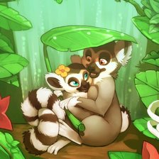 Схема вышивки «зверята»