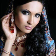 Схема вышивки «индианка»