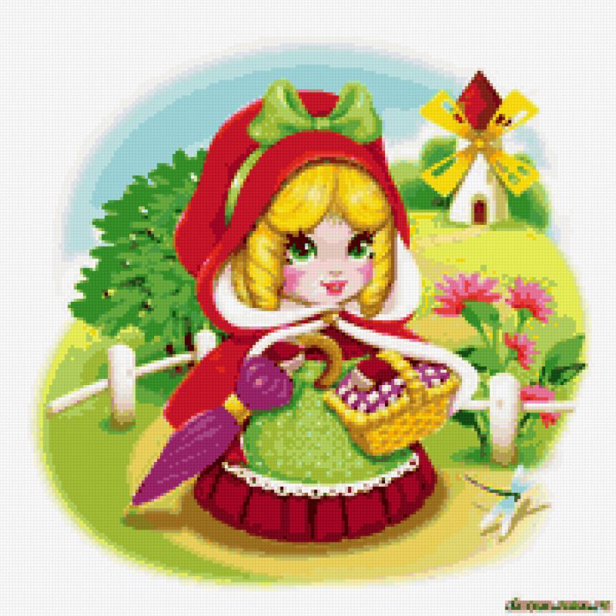 красная шапочка - сказка, мультик, мультяшки, детское, детям - предпросмотр