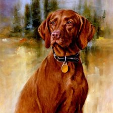 Схема вышивки «собака»