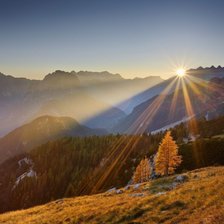 Схема вышивки «пейзаж»
