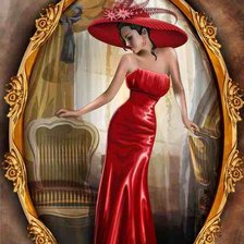 Схема вышивки «женский образ»