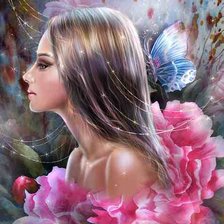 Схема вышивки «женский образ»