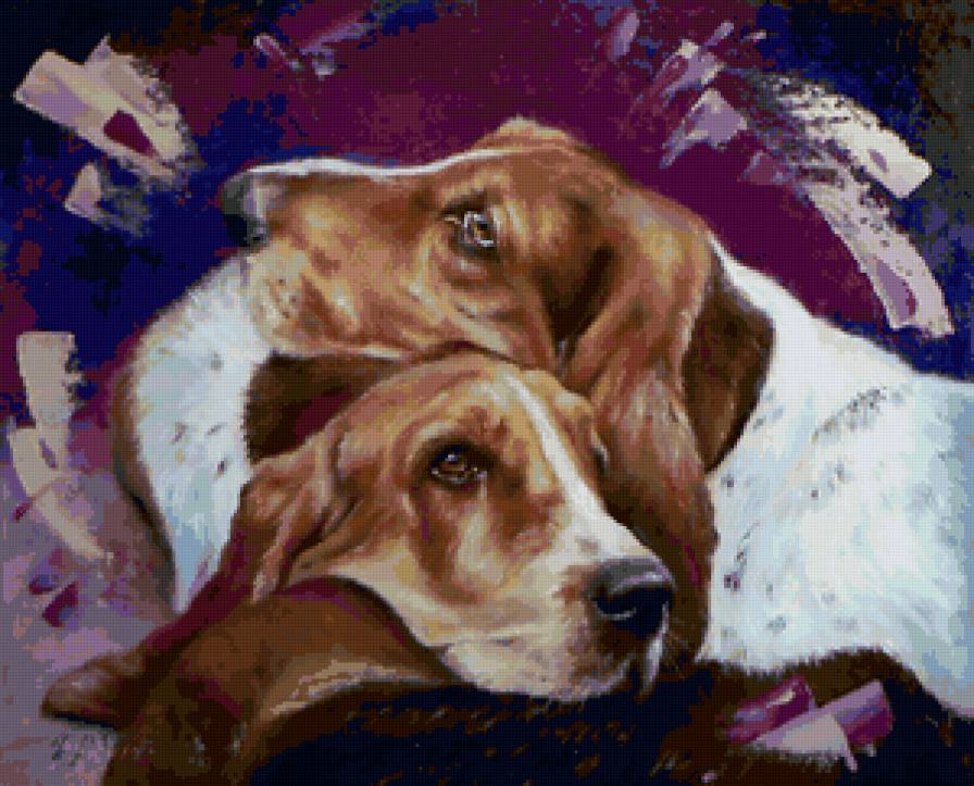 №66518 - животные, пара, собаки - предпросмотр