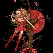 Схема вышивки «фея»