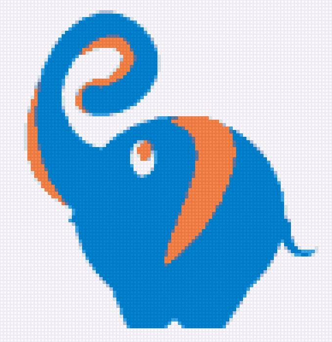 рисунок на кармашек - слоник, слон, для детей, животные, детям, картинка - предпросмотр