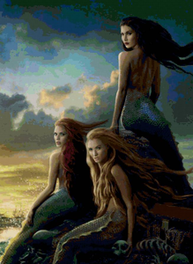 серены - мифы, русалки - предпросмотр