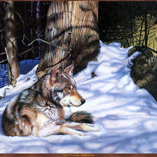 Схема вышивки «Дневной отдых»