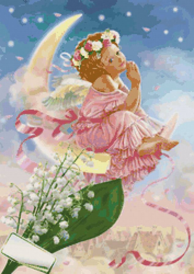 Ангелочек - дети, живопись - предпросмотр