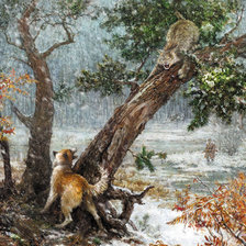 Схема вышивки «в лавушке»