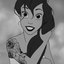 Схема вышивки «русалочка»