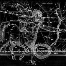 Схема вышивки «стрелец»