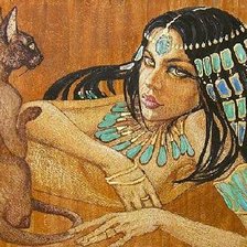 Схема вышивки «бастет»