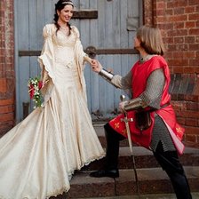 Схема вышивки «он и она»