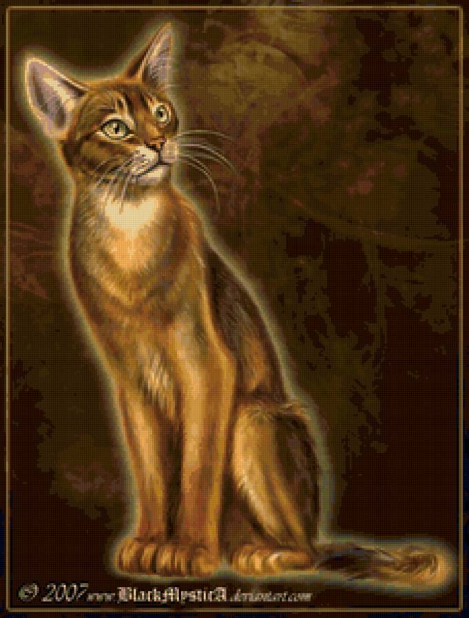 №67705 - животные, кошки, картина - предпросмотр