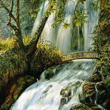 Схема вышивки «Водопад»